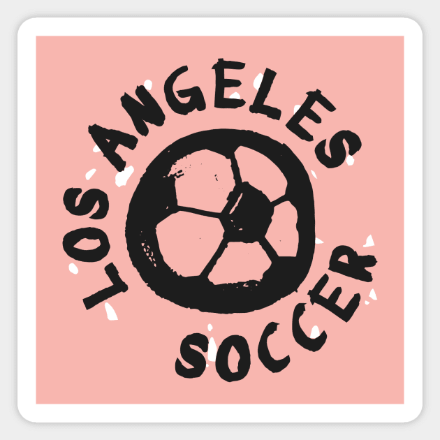 Los Angeles Soccer 04 Sticker by Very Simple Graph